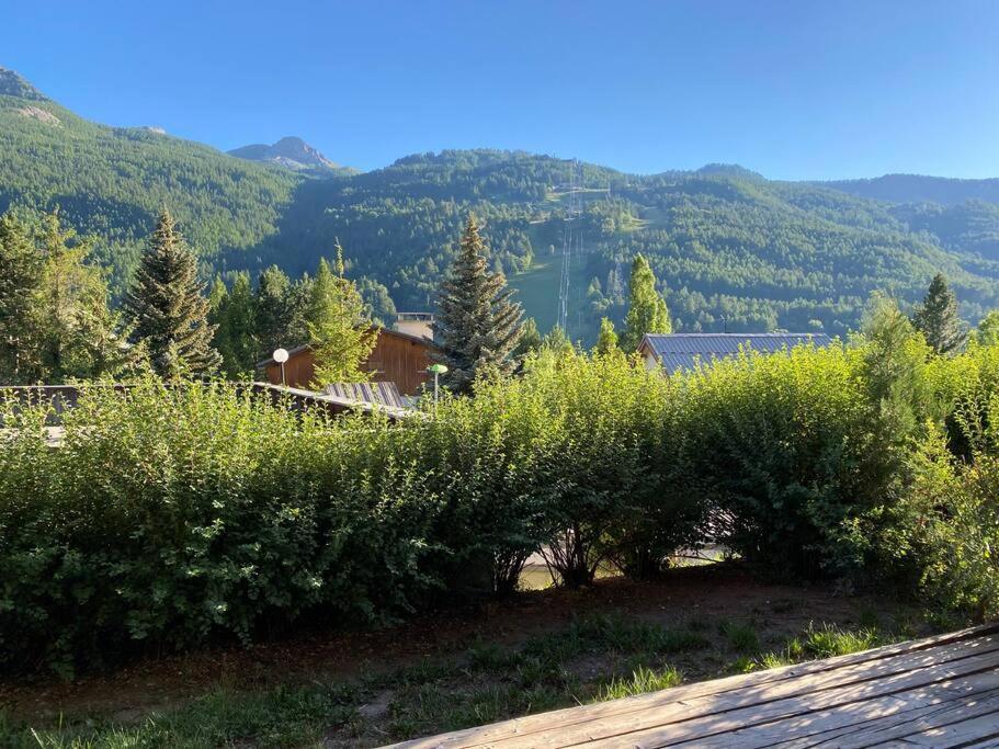 Appartement 4 Pers Grande Terrasse Vue Pistes Ski Saint Chaffrey Bagian luar foto